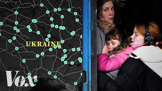 Ukrainians escape by rail explained