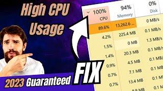 How to Fix 100% CPU Usage Windows 1011 2024 Real Method