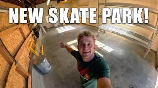 Getting Ready For The New Backyard Skatepark