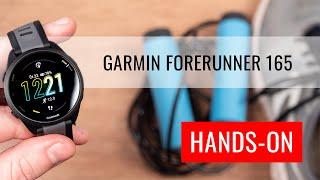 HANDS-ON Garmin Forerunner 165 Music BlackSlate Gray