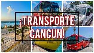 ¡Así se llega a Cancún en Transporte Público. ¿Cómo Transportarse?