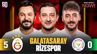 “HER ZAMAN DAHA İYİSİNİ ARAR”  Galatasaray 5-0 Rizespor Osimhen ve Sara’dan Siftah Davinson