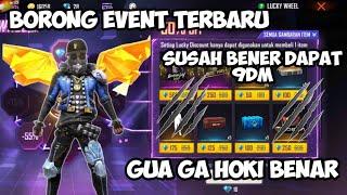 BORONG EVENT TERBARU FF 9DM LUCKY WHEEL  FREE FIRE INDONESIA