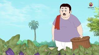 लालची किसान  Hindi Kahani  Cartoon  Comedy Video  Indian Village Tales