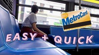 How to Ride the Bus in New York City  quick + easy guide