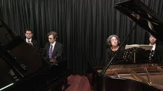 Eteri Andjaparidze and Alex Tuchman play Mozart Sonata for Two Pianos in D major K. 448