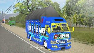 Pesona Mod Canter On Fire Bussid Terbaru  Mod Canter On Fire by Souleh Art
