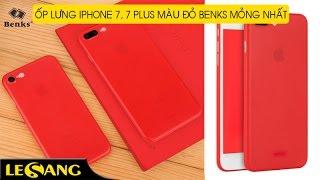 Lê Sang  Ốp lưng iphone 7 7 Plus màu đỏ cực hot Benks mỏng nhất nhẹ nhất dạng trọng