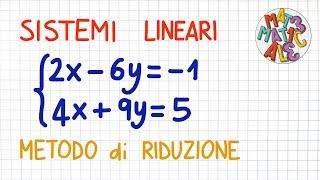 SISTEMI LINEARI - METODO DI RIDUZIONE                  _ SL35