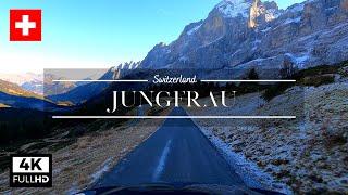 Drive on Mountain Road in Jungfrau Region