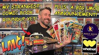 My Strangest Comic Book Roundup Ever PLUS…  a BIG Lunch Money Comics Announcement