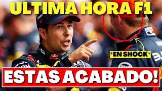 la DURA NOTICIA que MAX VERSTAPPEN NO ESPERABA de su MEJOR MECÁNICO por ESTO.... *checo celebra*