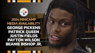 Steelers 2024 Minicamp Player Media Availabilities June 12  Pittsburgh Steelers