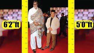 Shortest to Tallest all Bollywood actors Real height