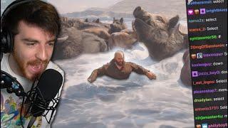 DOUG VS TWITCH CHAT The Red Dead Bath Challenge REMATCH