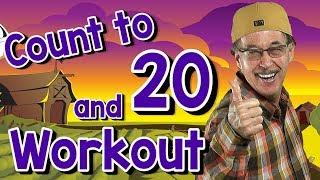 Count to 20 and Workout  Fun Counting Song for Kids  Count by 1s to 20  Jack Hartmann