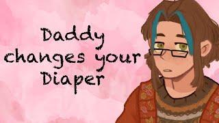 Daddy changes your diaper Abdl asmr