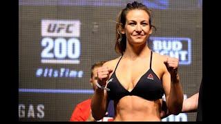 UFC#when take off her bra Miesha Tates Nervous moment during weighing