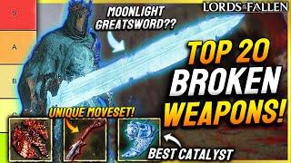 Lords of The Fallen - NEW TOP 20 BEST WEAPONS Ranked