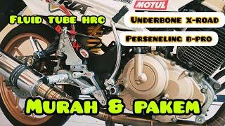 Review & cara setting UNDERBONE X-ROAD agar rem tetap PAKEM  di satria fu