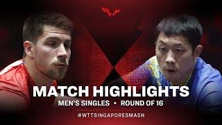 Patrick Franziska vs Xu Xin  MS  Singapore Smash 2022 R16