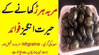 Murabba Harar ke fayde صبح نہار منہ مربہ ہرڑ کھانے کے فائدے  Murabba Harar Benefits