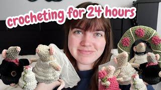 i crocheted for 24 hours and this is what i made…