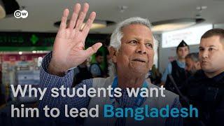 Muhammad Yunus Bangladeshs new interim leader appeals for calm ahead of swearing in  DW News