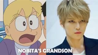 Doraemon characters in real life