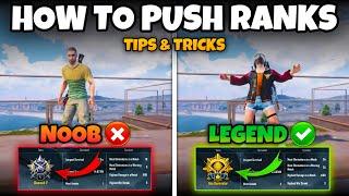 HOW TO PUSH RANKS EASILY IN 4 DAYS BGMIPUBG MOBILE TIPS & TRICKS TO BE A PRO PLAYER.