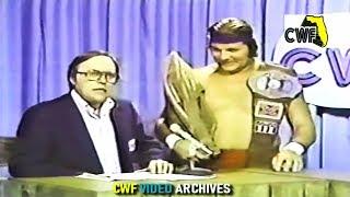 Obnoxious Fan Heckles Dick Slater Championship Wrestling From Florida 1980