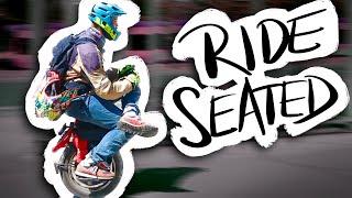 HOW TO RIDE SEATED ON ELECTRIC UNICYCLES