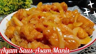 WOW LANGSUNG LUDES‼️AYAM SAUS ASAM MANIS PEDAS