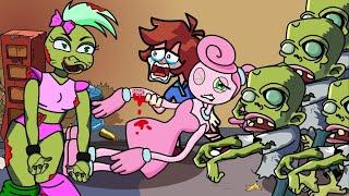 Chica Zombie Bites Mommy Long Legs - Poppy Playtime Chapter 2 Fnaf Cartoon Animation