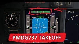 PMDG 737 Takeoff  Tutorial Procedure  You Can Memorize These Steps Easily.