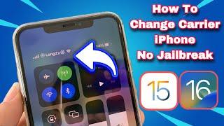 How To Change Carrier Name On IPhone IOS 15-16 NO JB