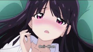 WANT TO HOLD MY BREASTS?Yuri Anime Kiss Scene With Ghost  yuri kiss 