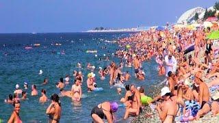 Black Sea beaches in Russia 2014