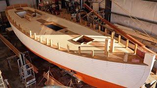 Traditional wood boatbuilding - deck hatches & more