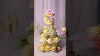 Sweeten up your special day with a wedding cupcake cake 