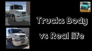 Grand Truck Simulator 2 - Trucks Body vs Real Life