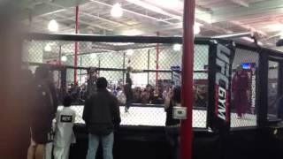 Ronda Rousey Warming Up at the UFC 157 Open Workouts in Torrance California