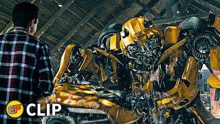 Bumblebee & Sam - Garage Scene  Transformers Revenge of the Fallen 2009 Movie Clip HD 4K