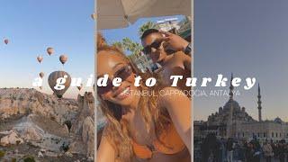 A travel guide to Turkey istanbul cappadocia antalya