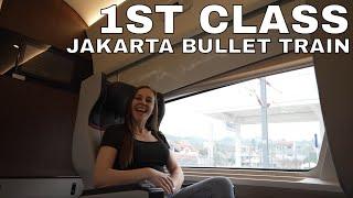 1st CLASS on Indonesias brand new BULLET TRAIN 