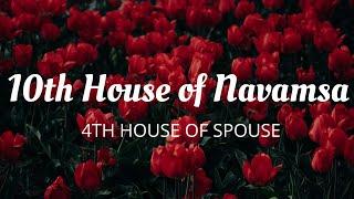 10th House in D-9 Navamsa Chart - 4th House of Spouse and Marriage