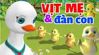 Vịt Mẹ Và Đàn Con  Nhạc Thiếu Nhi Vui Nhộn Hay Nhất  Hoạt Hình Một Con Vịt Vịt Mẹ Và Đàn Con