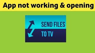 Send tv to files app not working & opening Crashing Problem Solved