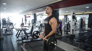 بار أعوج ضيق - بايسبس بار ضيق -  EZ-Bar Curl