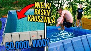 KUPIŁEM OGROMNY BASEN *50.000 LITRÓW WODY*  KRUSZWIL